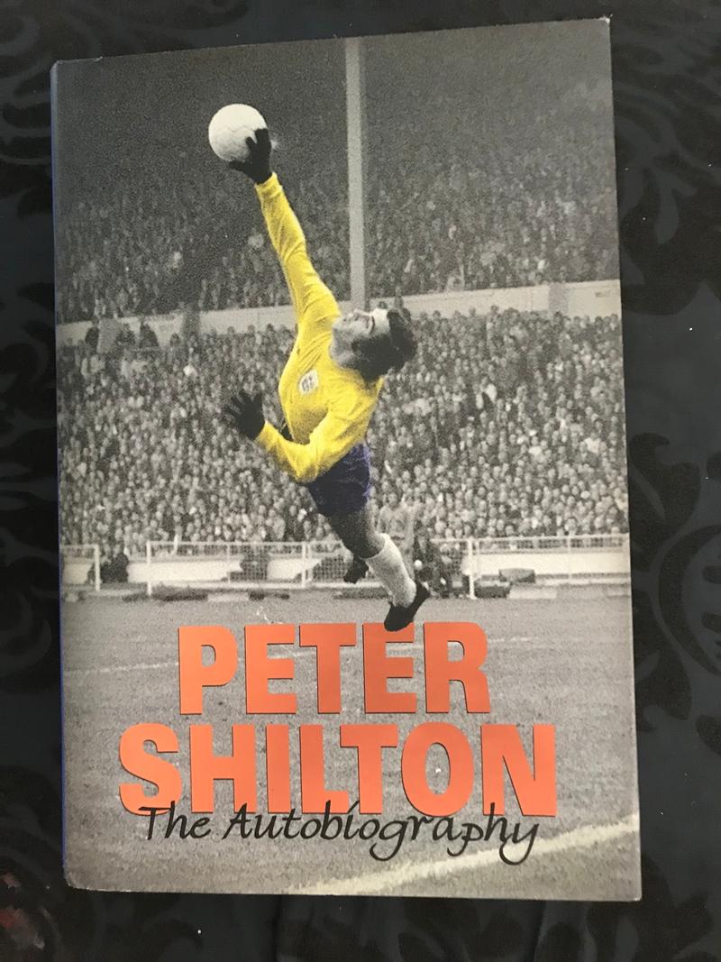 Gold Signed Peter Shilton Autobiography